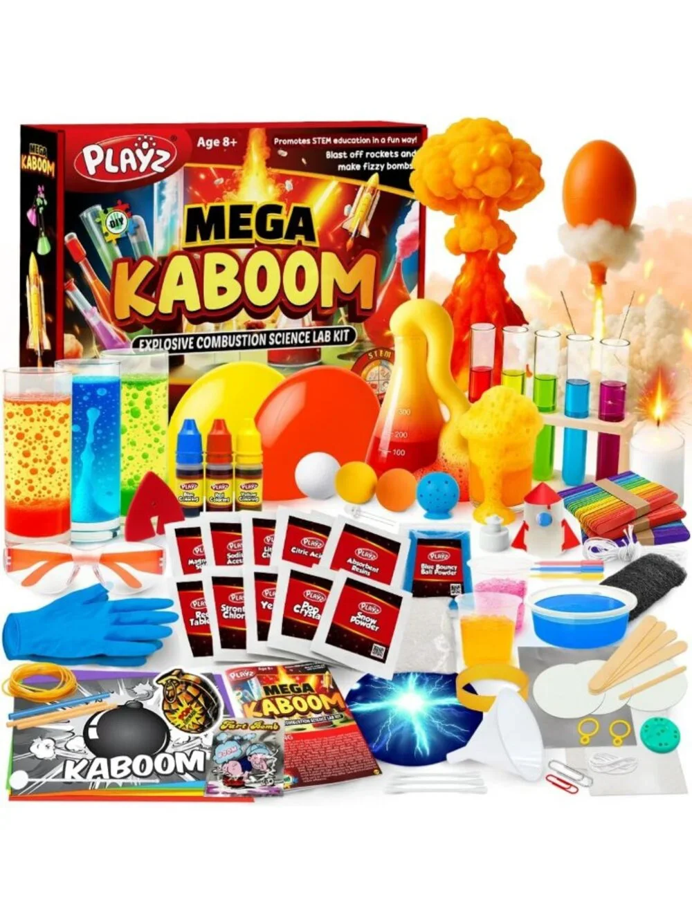 Explosive Science Kit for Kids 8-12 | Fun Chemistry Experiments & Activities